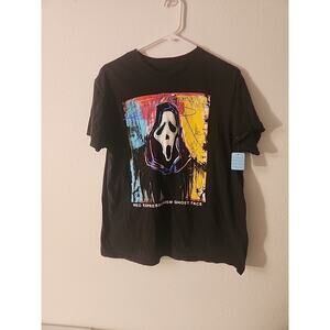 Unisex Ghost Face Scream Tee by Spencer's Horror Graphic Shirt Size Small